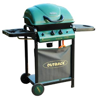 barbacoa en acero - Barbacoa Slp Outback Gas Omega 300