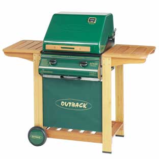 barbacoa en acero - Barbacoa Slp Outback Gas Trooper 2 quemadores