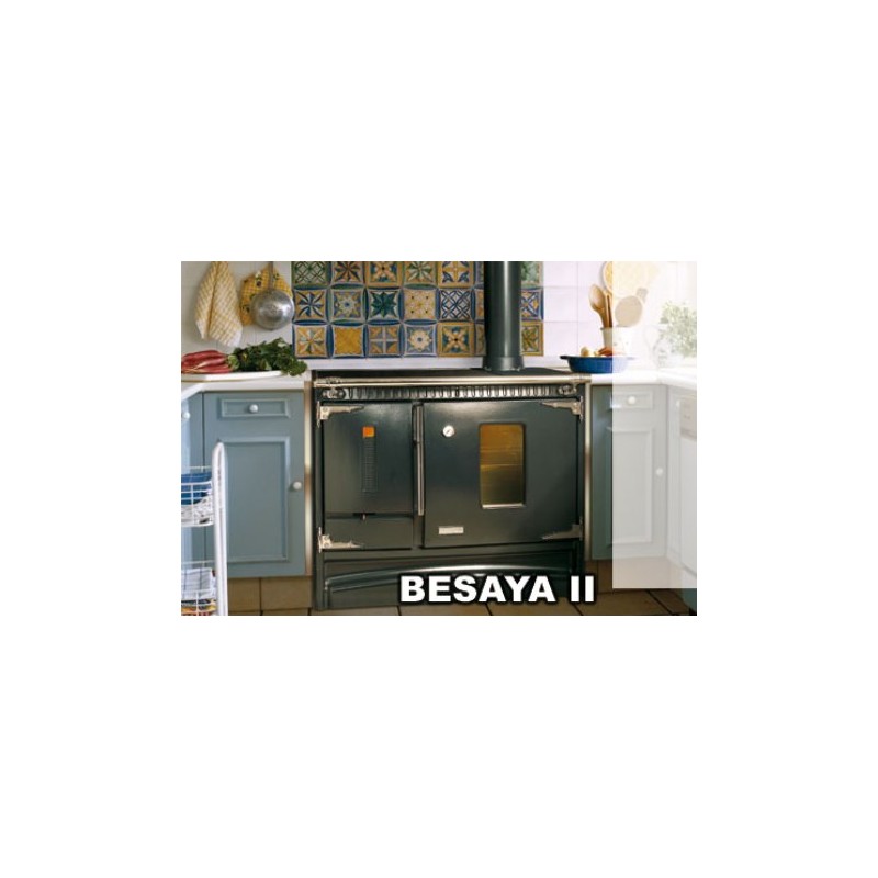 Cocina con horno de leña - BESAYA - HERGÓM - 1 horno / 2 fuegos / clásica